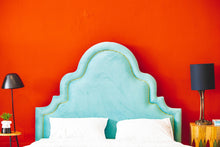 Load image into Gallery viewer, Tăblie tapițată pentru pat ”Calm Blue”