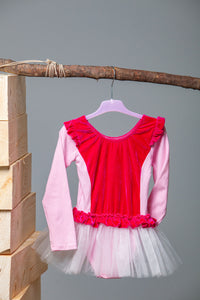 Rochiță de balet pentru copii "Pink velvet"