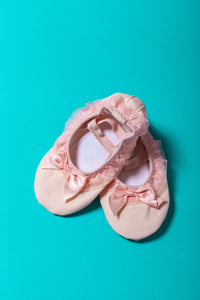 Papucei de balet pentru copii "lace shoe"