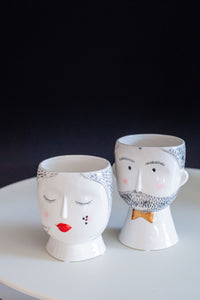 Set ghivece din ceramică “Lea și Piero”